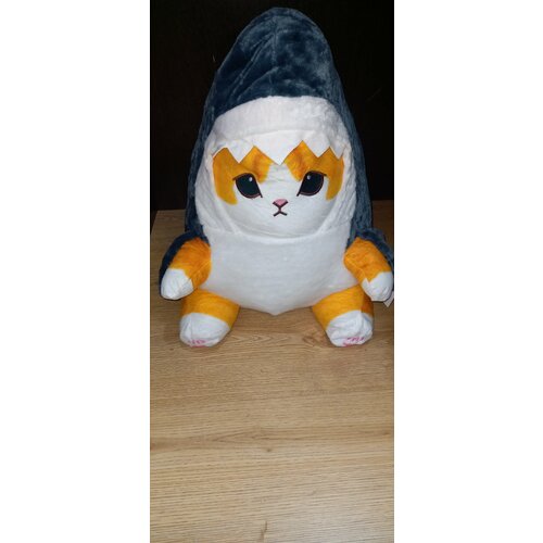 мягкая игрушка милый кавайный кот акула 35см Мягкая игрушка милый кавайный Кот- акула 45см