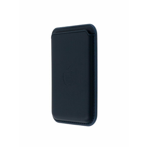Картхолдер Wallet Ink Blue Кожаный чехол-бумажник MagSafe для iPhone, Синие чернила