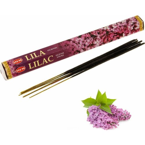 Hem Incense Sticks LILA / LILAC (Благовония сирень, Хем), уп. 20 палочек. сирень индия