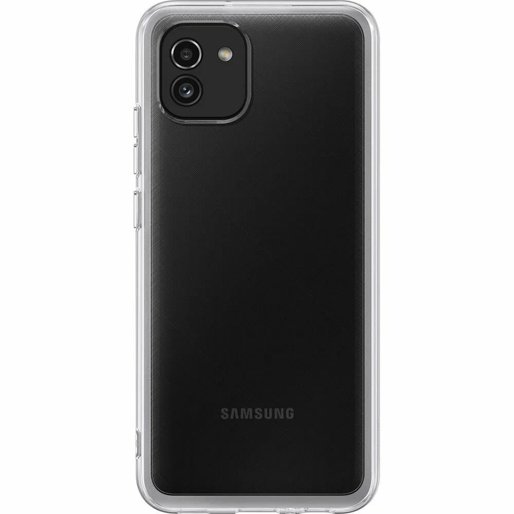 Чехол-крышка Samsung EF-QA035TTEGRU для Galaxy A03, прозрачный - фото №13