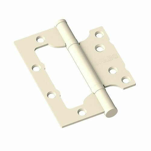 Петля дверная Bravo F-4-2BB 1007525 без врезки цвет I Слоновая кость 480₽