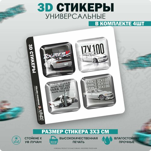 3D стикеры наклейки на телефон JDM Набор v3