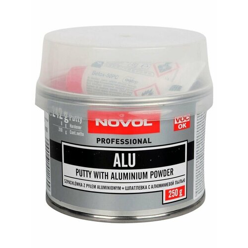 Шпатлёвка с алюминиевой пылью ALU серая банка 025кг 700₽