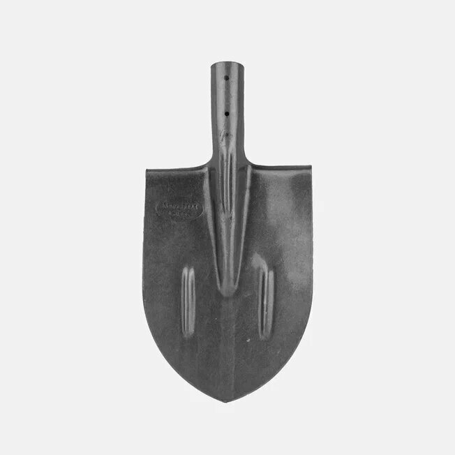 Лопата садовая, штыковая, рельсовая сталь, без черенка, 36см — фото 1