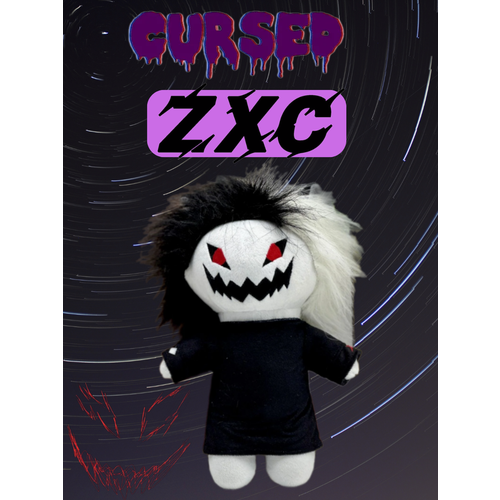 Мягкие игрушки аниме кот Курсед ZXC cat 699₽
