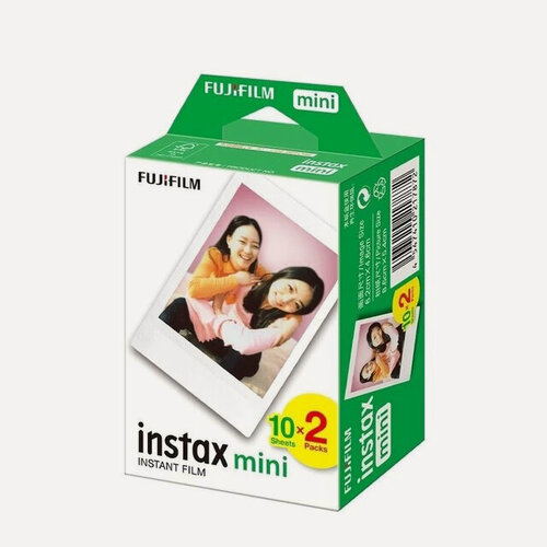 Изображение товара Картридж Fujifilm Instax Mini, для моментальной фотосъемки, 20 кадров, 46x62 мм