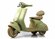RiverToys Детский электроскутер K444PX-A серый