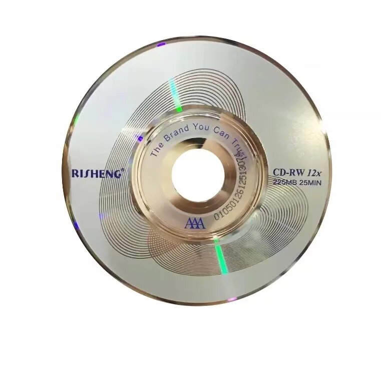 Диск 12x225 МБ, 8 см, печатные мини CD RW диски