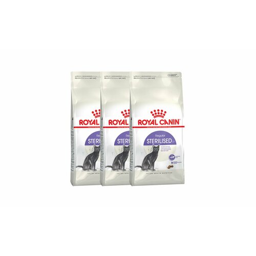 Royal Canin Sterilised 37 сухой корм для взрослых стерилизованных кошек - 1,2 кг х 3 шт.