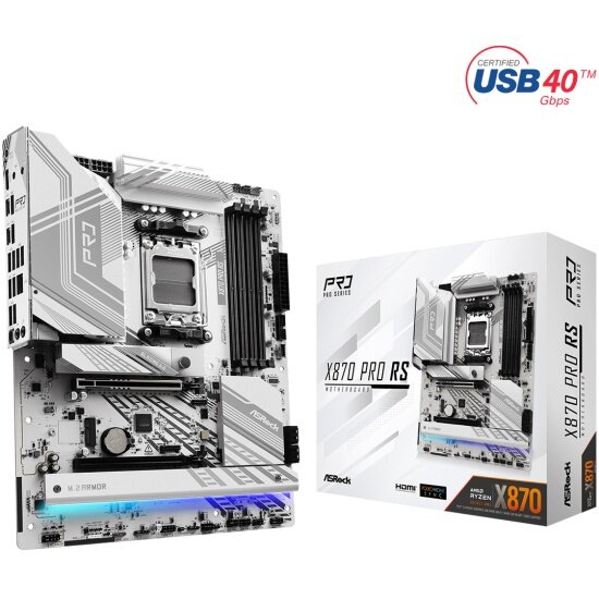 Материнская плата Asrock X870 PRO RS (AM5, ATX)