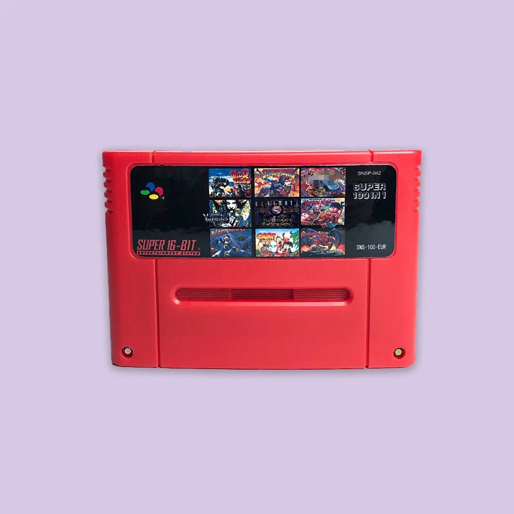 Картридж 100 в 1 для SNES CSUOFAT