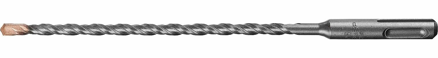 Бур ЗУБР 6 x 210 мм SDS-plus профессиональный 29314-210-06_z02