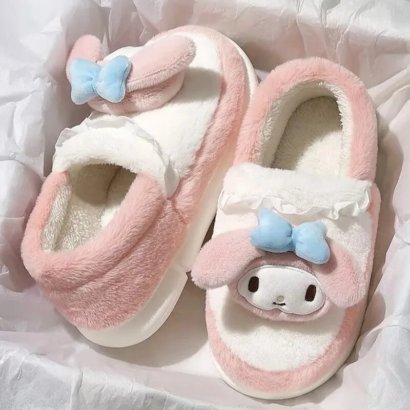 Косплей тапочки TAKARA TOMY Hello Kitty, Cinnamoroll, My Melody, Kuromi, B2-My Melody, 38-39