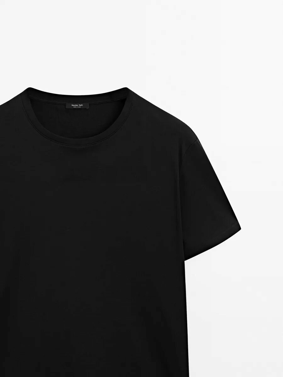 Футболка спортивная Massimo Dutti, размер M, черный — фото 1