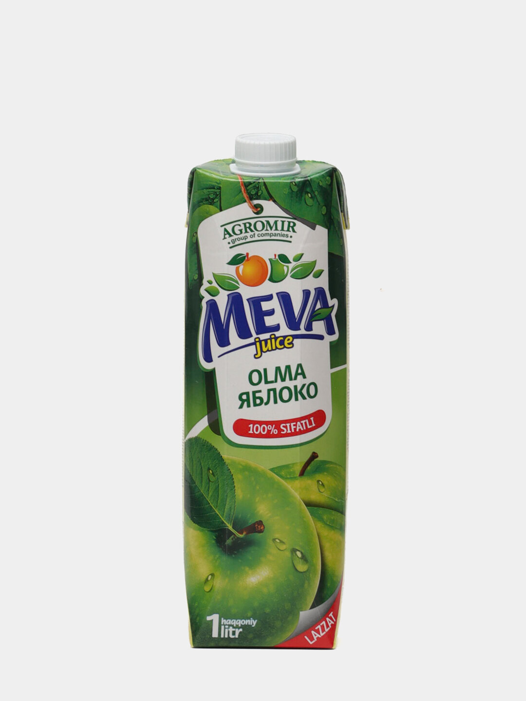 Нектар яблочный Meva, 1л