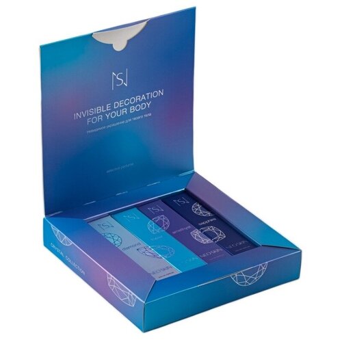 Набор селективной унисекс парфюмерной воды Neo Skin Crystal collection 4 х 10 мл