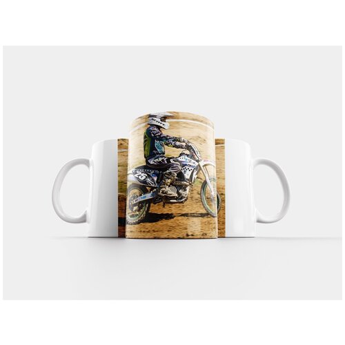 фото Кружка "moto racing, мотокросс, мотоцикл" 320 мл lotsprints