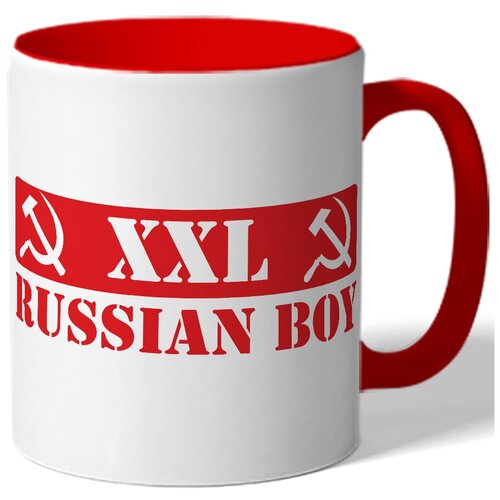 фото Кружка xxl russian boy drabs