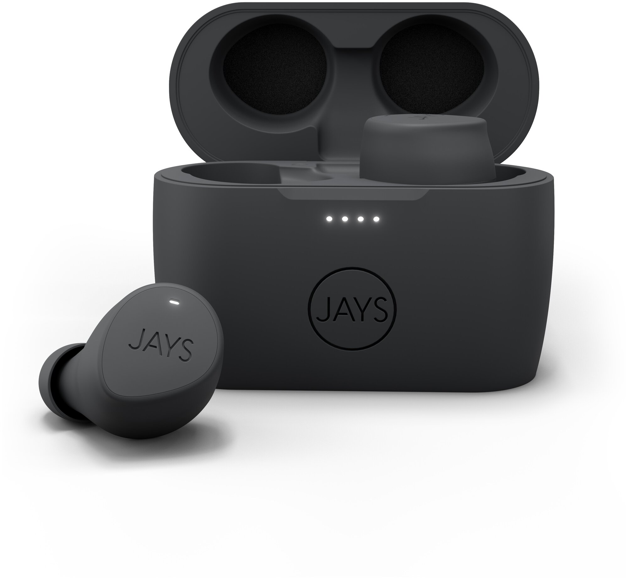 Беспроводные наушники JAYS m-Five True Wireless серые