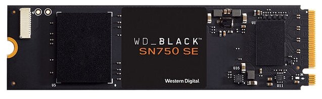 Твердотельный накопитель SSD WD Black SN750 SE NVMe WDS250G1B0E 250ГБ Gen4