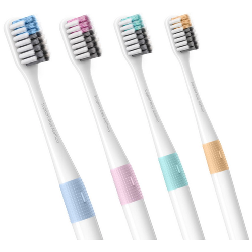 фото Набор зубных щеток xiaomi doctor b bass method toothbrush (4 шт