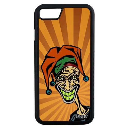 фото Защитный чехол для // apple iphone 8 // "джокер" клоун joker, utaupia, оранжевый