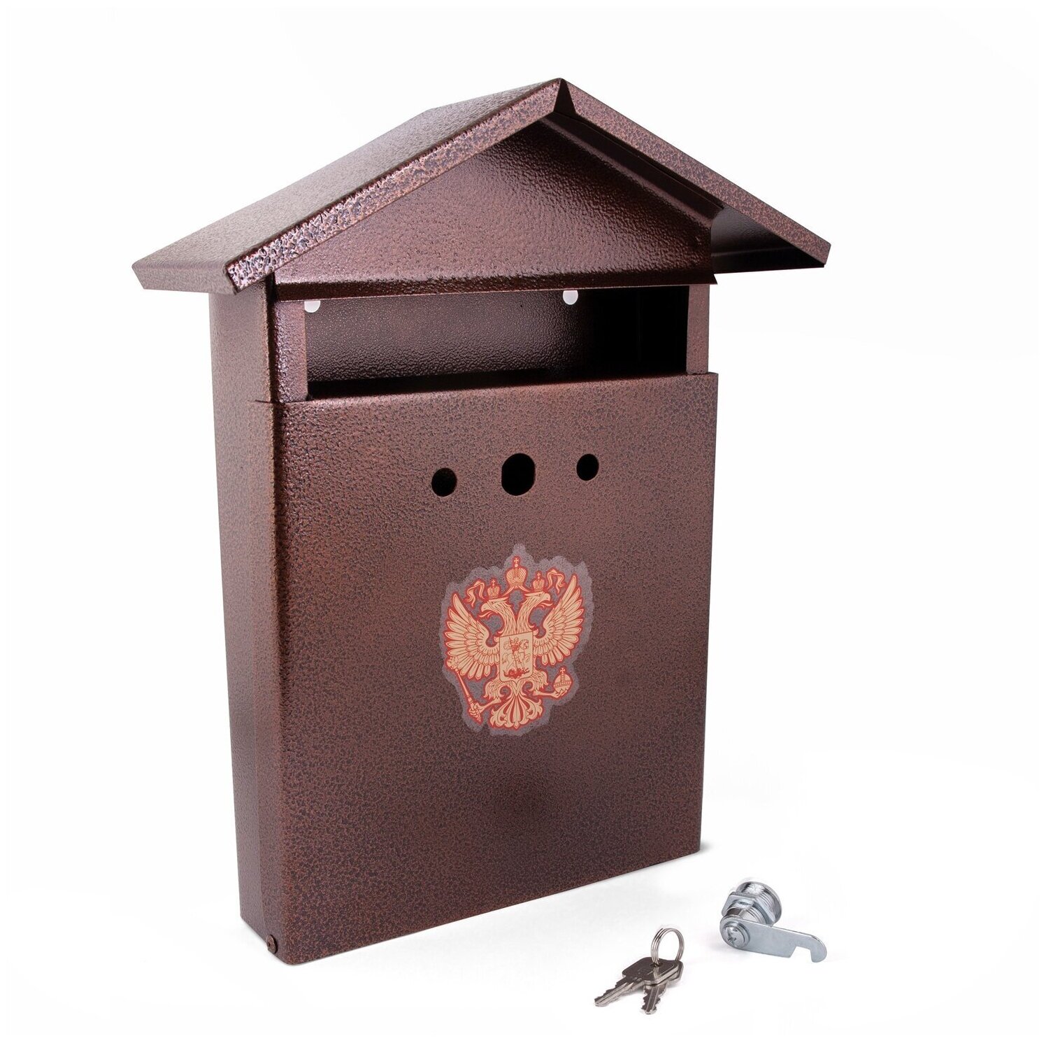 Ящик почтовый Домик с замком - фотография № 2