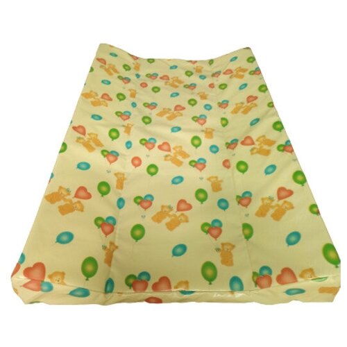 Доска пеленальная, мишки на жёлтом