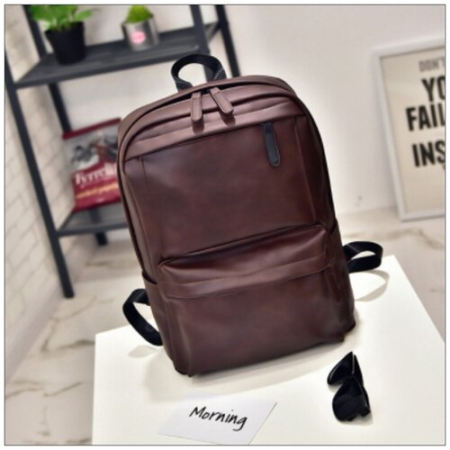 фото Городской рюкзак коричневый baoding white trench new four-petal flower bag factory