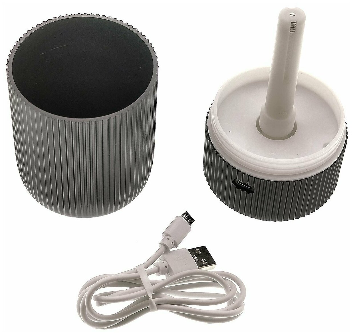Портативный увлажнитель воздуха Огонек 5, с питанием от USB, черный, для дома, автомобиля - фотография № 5