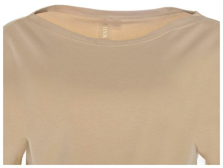 Комплект женский (футболка, брюки) MINAKU: Home comfort цвет бежевый, р-р 60 7136178 - фотография № 7