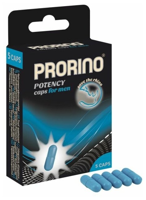 Капсулы ERO Black Line Prorino Potency Caps FOR MEN 5 шт. арт. 78404 78404