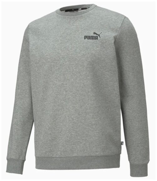 Свитшот PUMA Small Logo Crew, размер S, серый