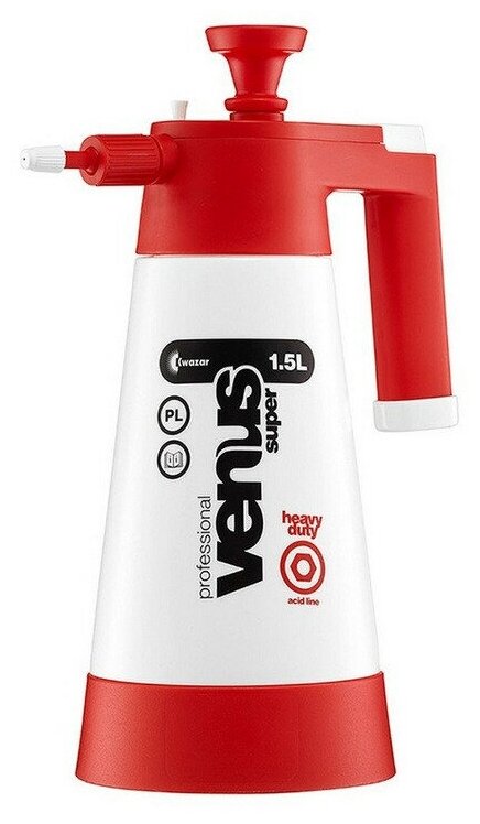 Опрыскиватель VENUS PRO+HD ACID объем 15л.компрессионный ph 1-4