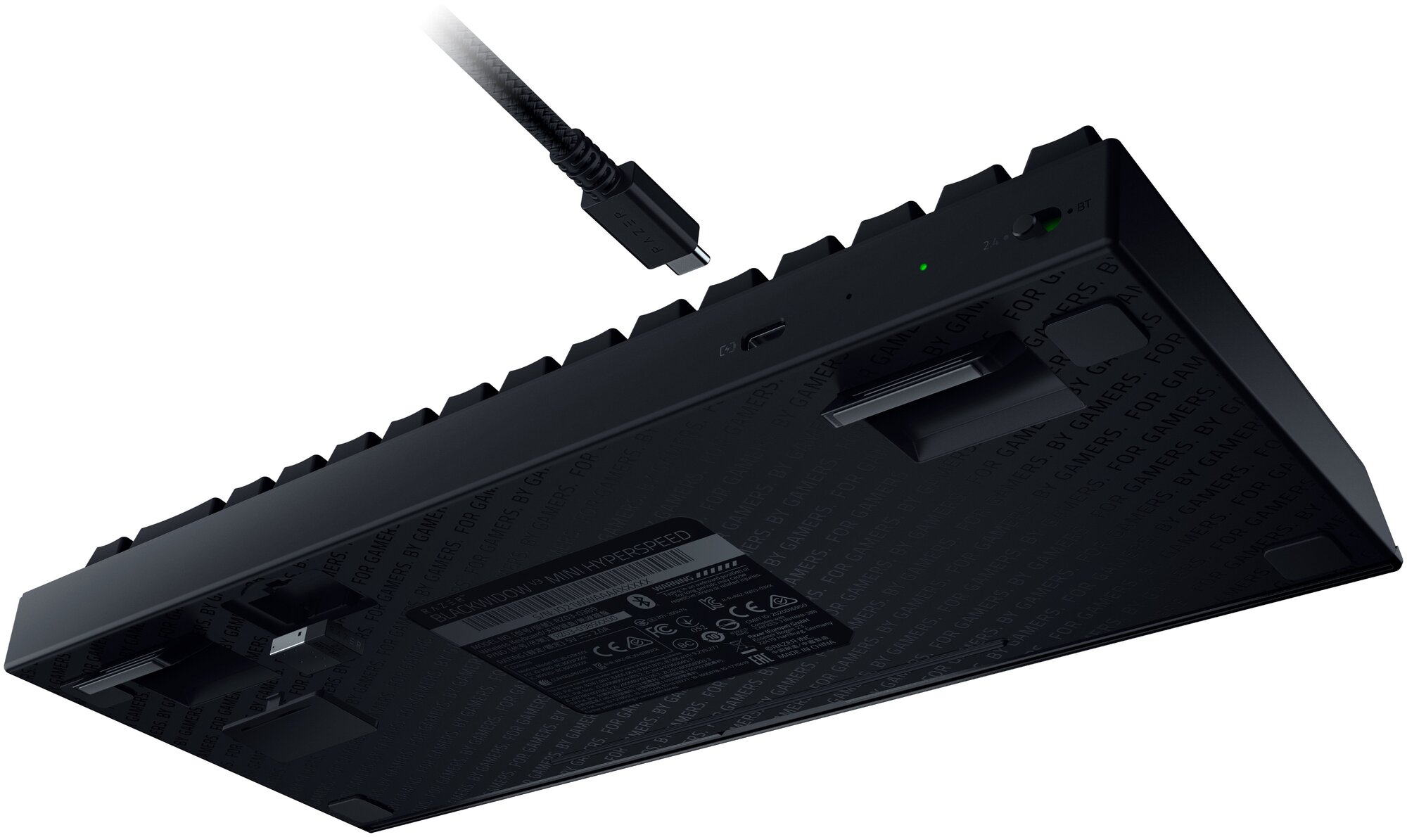 Клавиатура Razer BlackWidow V3 Mini HyperSpeed Green Switch (RZ03-03891600-R3R1) - фото №2