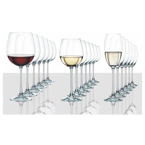 фото Набор бокалов красное вино + белое вино + шампанское. vivendi premium 88260 , кр. 727 шам 272 бел. 387 мл, nachtmann