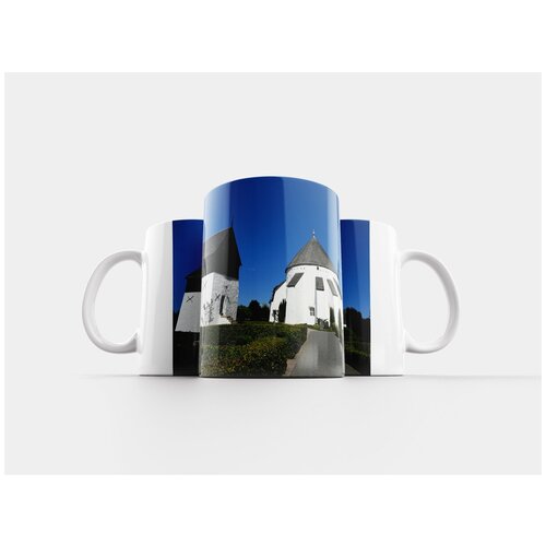 фото Кружка "круглая церковь, борнхольмский, дания" 320 мл lotsprints