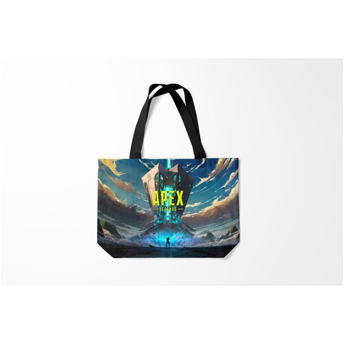 фото Сумка-шоппер / 46х35 см / геймерам / apex legends boom burnettie