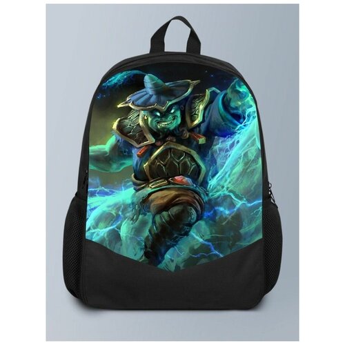 фото Черный рюкзак с принтом игра дота dota, moba - 78 brutbag
