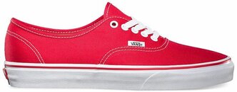 Кеды Vans AUTHENTIC VEE3RED красные (34.5)