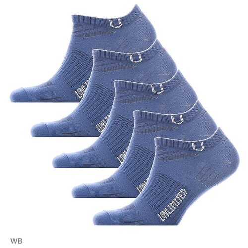 Носки POV TRIC, размер 41-44, синий носки мужские набор белые укороченные комплект носков 6 пар оско osko