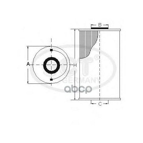 Масляный Фильтр Mb F2000/F90/Lk/Mk SCT арт. sh407