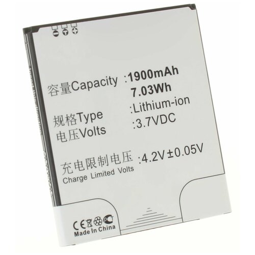 Аккумулятор iBatt iB-U1-M1252 1900mAh для Alcatel One Touch POP D7, для TCL J900C, J900T, аккумуляторная батарея ibatt ib t10 m502 700mah для телефонов alcatel one touch 103 105 106 108