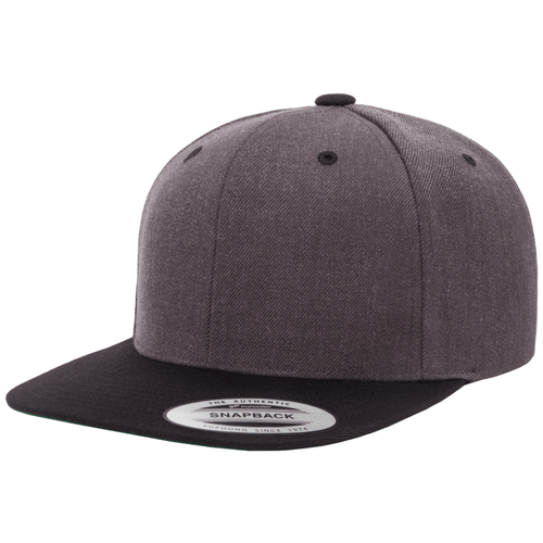 фото Кепка flexfit 6089mt - classic snapback dark heather/black