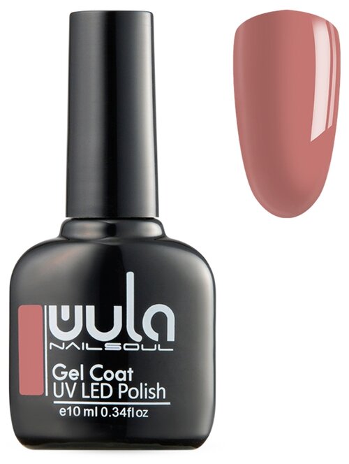 WULA гель-лак для ногтей Gel Coat, 10 мл, 42 г, 357 турецкий розовый