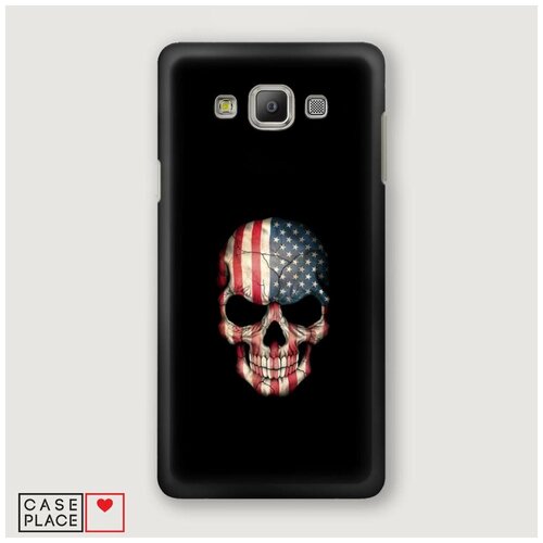 фото Чехол пластиковый samsung galaxy a7 череп 4 case place