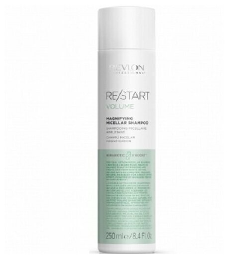 REVLON ReStart Volume Magnifying Micellar Shampoo Мицеллярный шампунь для тонких волос, 250 мл