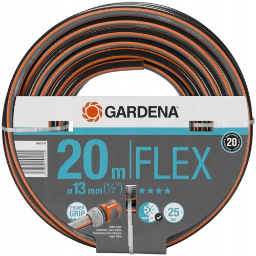 Шланг GARDENA Flex, 1/2, 20 м тележка для шланга gardena cleverroll m easy голубой серый шланг в компл 20м 18517 20 000 00