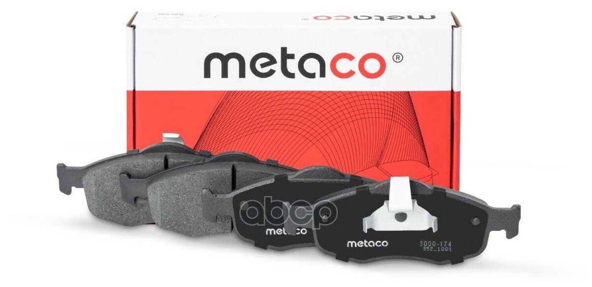 Колодки тормозные передние к-кт Metaco 3000174