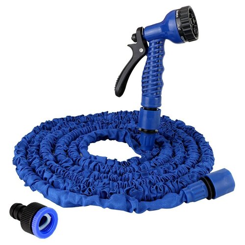 Шланг поливочный 15 м, шланг садовый, растягивающийся шланг для полива, шланг саморастягивающийся, шланг для воды, гибкий шланг, шланг резиновый